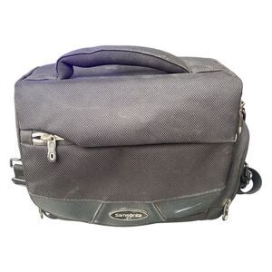 Samsonite Camera Bag Shoulder Crossbody Black Cargo Utility Travel Pack